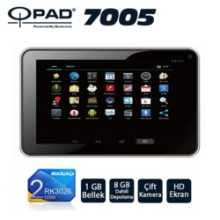 Qpad 7005 RK3026 DualCore 1GB 8GB 7 Siyah