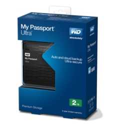 WD 2.5 2TB My Passport Ultra USB3.0 WDBMWV0020BBK