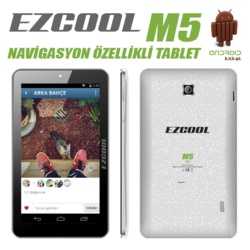 Ezcool M5 1GB 8GB DualCam 7 GPS HD Beyaz